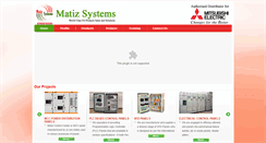 Desktop Screenshot of matizsystems.com